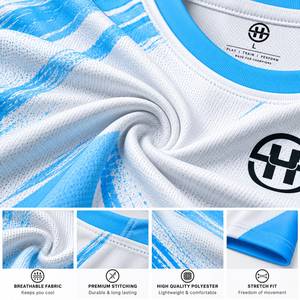 Conjunto de Uniforme de Fútbol Personalizado, Camiseta de Fútbol con Pantalones Cortos a Juego, Ropa Deportiva para Equipos, Kit Atlético de Manga Corta, Ropa Deportiva de Entrenamiento al por Mayor - Product Image 4