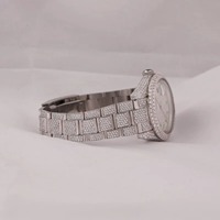 Montre de plongée de luxe pour homme avec cadran squelette transparent, mouvement à quartz, acier inoxydable et aiguilles en cristal