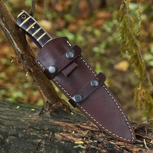 Couteaux tactiques de survie pour la chasse et le camping, en acier au carbone de haute qualité, directement de l'usine UA Supplies, ultra-affûtés, manche en G10 Micarta, OEM - Product Image 6