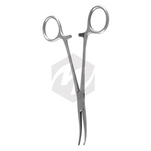 Pinzas Hemostáticas Curvas con Mordazas Dentadas Crile, Tamaños 5.5" y 6.25", Instrumentos Médicos Quirúrgicos de Alta Calidad, Sujeción 6.25" - Product Image 4