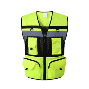 Chaleco de Trabajo Ligero de Alta Visibilidad, Ropa de Seguridad para Trabajadores de la Construcción, Mantenimiento y Transporte - Product Image 1