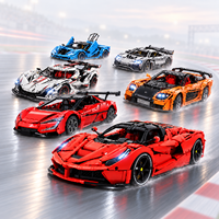 Ensemble de blocs de construction de voiture de sport super performante C61511 MOC 430 à l'échelle 1:8, 3730 blocs en plastique ABS, modèle de jouet pour adultes et enfants
