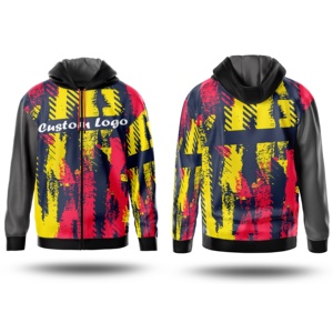 Sudaderas con Capucha de Alta Calidad, Personalizadas con Logotipo Bordado, Impresión Digital por Sublimación, Cierre de Cremallera, Unisex, Invierno, 100% Algodón Felpa - Product Image 2