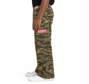 High Quality Top Selling Custom <b>Camouflage</b> <b>Cargo</b> Pants Multi Pocket <b>Cargo</b> Pants Cotton Trousers Private Label - Product Image 3
