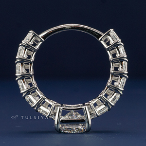Bague en or véritable 14 carats avec diamant créé en laboratoire pour femme, bague de fiançailles solitaire classique, bijoux en diamant synthétique durable - Product Image 5