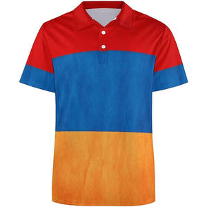 Polo de manga corta transpirable para hombre, unisex, 100% poliéster, anti-bolitas, con logo personalizado, para golf, color liso. - Product Image 5