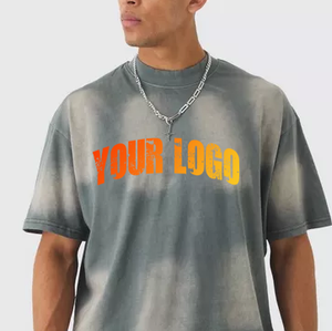 Camisetas de tu propia marca, camisetas vintage desgastadas, camisetas personalizadas para hombre, camiseta con logo impreso personalizado, camiseta extragrande para hombre - Product Image 6