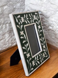 Bone Inlay UV Printed Square Photo <b>Frame</b> <b>4x6</b>/5x7/6x8 Inch 10x15/15x20 cm A4 Waterproof Custom Design Tabletop - Product Image 3
