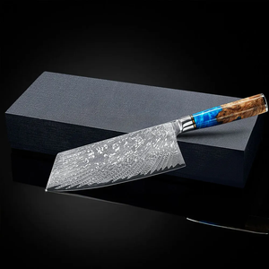 มีดสับ LEGACY BLADES พรีเมียม ผลิตจากเหล็กคาร์บอนคุณภาพสูง ด้ามไม้แบบเต็มด้าม ใบมีดตีขึ้นรูป มีดครัวระดับมืออาชีพสำหรับสับอาหาร - Product Image 2
