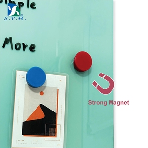 Vibrant Color <b>Magnetic</b> Glass Writing Board with 3mm Frameless Glass - Product Image 3