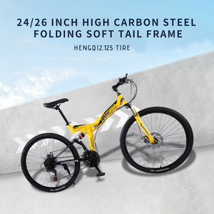 Vélo de course pliable en alliage d'aluminium de 20 pouces pour adultes Prix ​​bas 21 vitesses Vélo de montagne pliable à <span class=keywords><strong>vitesse</strong></span> variable - Product Image 4