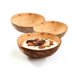 ชามเปลือกมะพร้าวธรรมชาติย่อยสลายได้ ขนาด 200 มล. สำหรับสมูทตี้ ตกแต่งครัว งานปาร์ตี้ ขายส่งจากเวียดนาม - Product Image 1