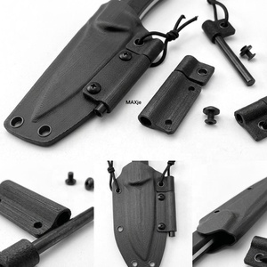 Supporto per Asta Accendifuoco per Fodero Kydex, Morsetto Tattico per Asta di Magnesio Ferro, per Sopravvivenza e Bushcraft all'Aperto - Product Image 6