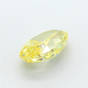 เครื่องประดับเพชรคุณภาพสูงรับรองโดย CVD ดีไซน์หรูหรา รูปทรงรี เจียระไนแบบ Radiant  เพชรเพาะเลี้ยงสีเหลืองสดใส สำหรับความหรูหราเหนือระดับ - Product Image 5