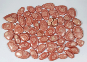 Radha Arts High Quality Natural <b>Pink</b> Rhodochrosite Cabochon Crystal Stone Polished Custom Sizes Loose Gemstones Healing Mix - Product Image 4
