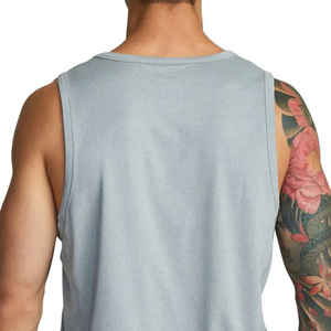 Débardeur pour homme grande taille, sans manches, en coton et fibre de bambou, tricoté, col rond, décontracté, pour le fitness - Product Image 5