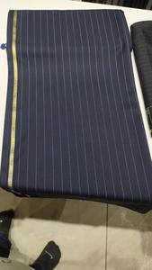 Tela de Poliéster y Algodón a Rayas, Material Textil Tejido para Trajes, Camisas, Confección de Prendas, Rollo de Tela para Uso en Prendas de Vestir - Product Image 2