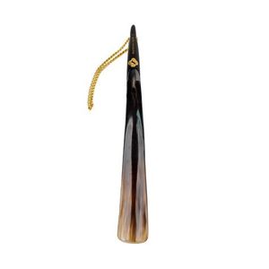 Handcrafted <b>Polished</b> Natural Buffalo Horn <b>Shoe</b> Horn <b>Black</b> Tassel Eco-Friendly HASAN CRAFT for Home Decoration Folk Art Craft - Product Image 5