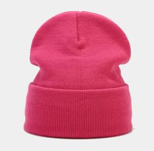 Unisex Beanie Hat 100% Acrylic Casual <b>Winter</b> <b>Cap</b> Solid Color Knitted for Adults 56-58CM Head Circumference - Product Image 4
