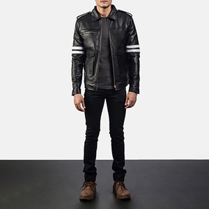 Custom Logo Wholesale Autumn Winter Mens Warm Leather Coat Plus Size 4xl 5xl Motorcycle Men Leather Jackets - Product Image 5