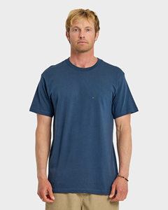 Camiseta de Algodón Lisa para Hombre, Cuello Redondo, Manga Corta, Color Sólido, Informal, Básica, con Logotipo Personalizado, Cómoda para el Verano - Product Image 2