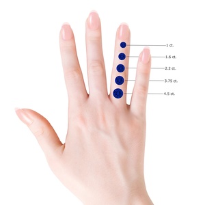 Natural <b>Blue</b> Sapphire Diamond Flower <b>Stud</b> <b>Earrings</b> 14Kt White Gold Round Gemstone Cluster <b>Studs</b> Screw Back Wholesale - Product Image 3