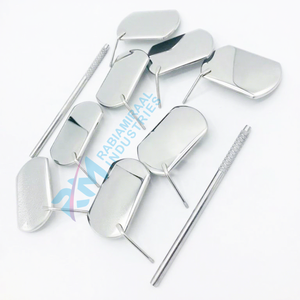 Silver Shiny Stainless Steel <b>Square</b> Shape Eyelash Extension <b>Mirror</b> / Lash <b>Mirror</b> Private Label Professional Beauty Tool - Product Image 5