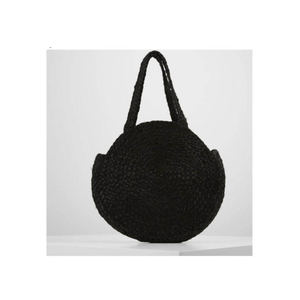 Bolsa de Playa de Yute Natural Tejida a Mano, Bolsa de Compras Ecológica y Duradera para Compras, Viajes y Picnic con Asas Resistentes - Product Image 1