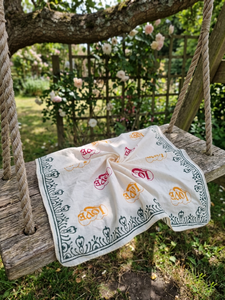 Pañuelo de algodón 100% suave hecho a mano con estampado de bloques, bandana de moda bohemia para mujer, pañuelo ligero de algodón bohemio hecho a mano, cuadrado - Product Image 2