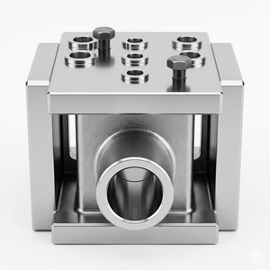 Heavy Duty <b>Drill</b> <b>Jig</b> Fixture Precision Hole Alignment CNC Machining Metalworking Industrial Production Tooling Block - Product Image 1