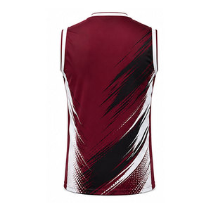 Maillot de volley-ball sans manches personnalisé avec tissu léger et lisse, coupe confortable et respirante, design sportif pour équipe - Product Image 6