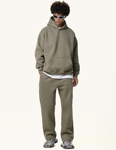 Hot Selling <b>Plain</b> <b>Hoodie</b> French Cotton Terry 380 Gsm Pullover Unisex Regular Fit Custom Mens Winter Hoodies Hysaf Apparels Co - Product Image 1