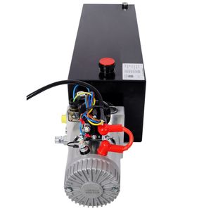 Centralina Idraulica 12V DC per Carichi Pesanti con Serbatoio in Acciaio da 15 Litri per Sollevamento Rimorchi Ribaltabili, Portelloni, Spaccalegna e Piattaforme Aeree - Product Image 4