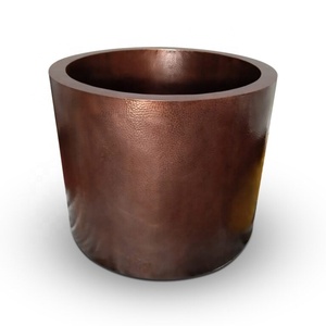 Long Copper Bathtub Copper Handicrafts High Quality Handmade Copper Clawfoot Bathtub for Sale by Manufacturer Bulk Wholesaler - Product Image 2