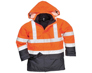 Reflective <b>Jacket</b> For Construction <b>Workers</b> High Visibility Safety Clothing With Functional Design - Product Image 5