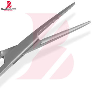 Serrated Jaw <b>Locking</b> Curved & Straight 5 Inch Custom Made Newest Durable Reusable Surgical Instrument Kelly Hemostatic Forceps - Product Image 3