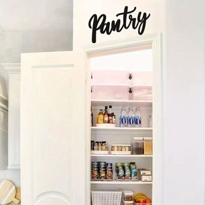 CIFbuy Decorazione Moderna per Dispensa Cucina, Decorazione Murale in Alluminio per la Casa con Motivo Incorniciato, Insegna in Metallo Verniciato a Forno per Arte Murale Interna - Product Image 5