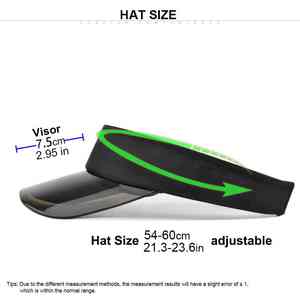 Gorra Visera Transparente Elegante al por Mayor para Protección UV, Sombrero de Sol Ligero y Ajustable, Visera de Moda de Verano - Product Image 5