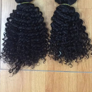 Extensiones de Cabello Humano Remy Virgen 100% de Doble Trama, Estilo Ondulado Profundo, Origen Hanói, Cabello Vietnamita a Granel, 100 Gramos - Product Image 1