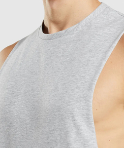 Débardeurs de fitness respirants pour hommes, en coton côtelé élastique tricoté, pour la musculation et le sport, style décontracté, meilleure vente - Product Image 6