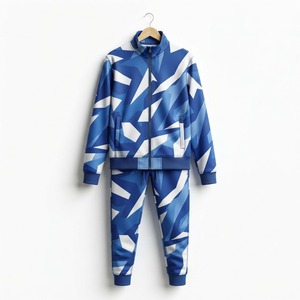 Men's <b>Camouflage</b> <b>Tracksuit</b> Full Length Zipper Front Side Pockets Breathable Sporty Autumn Wear Regular Fit 100% Polyester - Product Image 5