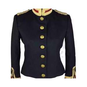 Uniforme de lana negra estilo Hussar para comandante de Banned Apparel - Product Image 1