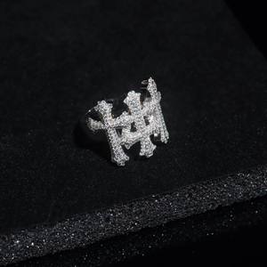 Bague en argent 925 Royal Crown avec diamant cultivé en laboratoire, bijou léger de style gothique pour hommes et femmes, cadeau de luxe à la mode - Product Image 5