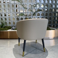 2025 moderne salle à manger ensemble de sièges chaise nordique chaise café café Restaurant salon chaises en cuir pour Table à manger