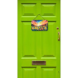 Multicolor Daffodils <b>Wall</b> Hanging <b>Prints</b> New Aluminum Metal Sign for Kitchen Bar <b>Bathroom</b> Home Decor 8HX12W - Product Image 2