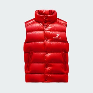 Unisex Lightweight Stand Collar Eco-Friendly Waterproof Front Embroidery <b>Packable</b> Puffer <b>Jacket</b> - Product Image 5