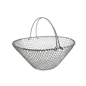 Oval Metal <b>Wire</b> <b>Storage</b> <b>Basket</b> With Handles Rustic Multi-Purpose Neatening Organizer Multi-purpose Black metal <b>wire</b> <b>Basket</b> - Product Image 2