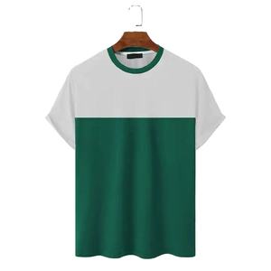 Summer Comfortable <b>Blank</b> T-shirt Sublimation Cotton Oversize Plain Ringer Causal Wear Men's T-shirts - Product Image 1