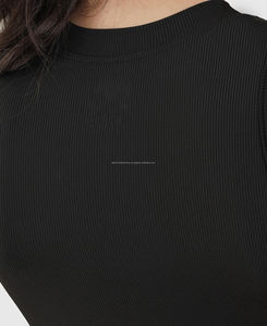 Camiseta sin mangas para mujer, personalizada, ecológica, transpirable, de secado rápido, Oxford sólido, con botones, de alta calidad, 260g, cuello redondo - Product Image 5