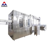 Machine de remplissage et de bouchage entièrement automatique 3-en-1 6000 BPH avec système de filtration d'eau pure minérale
